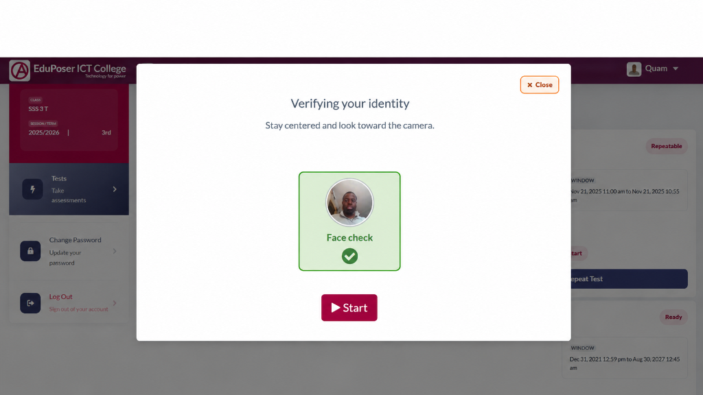 ID Verification Match Dashboard